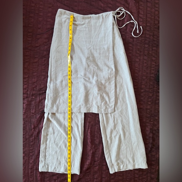 Zara Trousers with Skirt Overlay Size Small - Picture 7 of 9